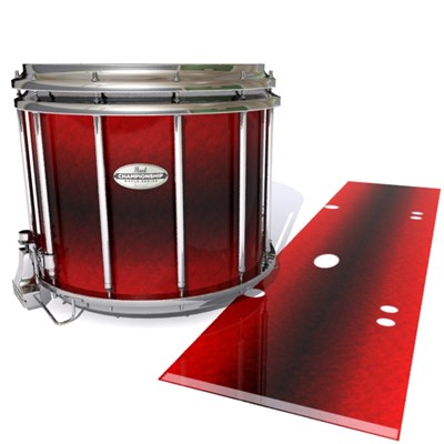 Pearl Championship Maple Snare Drum Slip - Firestorm (Red)