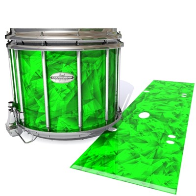 Pearl Championship Maple Snare Drum Slip - Green Cosmic Glass (Green)