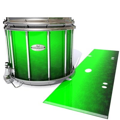 Pearl Championship Maple Snare Drum Slip - Green Grain Fade (Green)