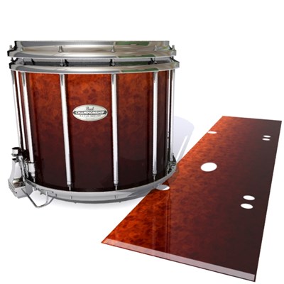 Pearl Championship Maple Snare Drum Slip - Hot Lava (Orange)