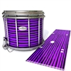 Pearl Championship Maple Snare Drum Slip - Lateral Brush Strokes Purple and Black (Purple)