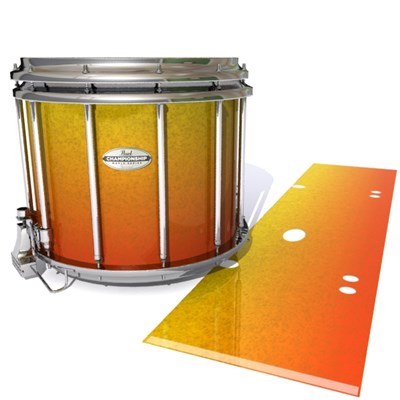 Pearl Championship Maple Snare Drum Slip - Madagascar Sunset (Yellow) (Orange)