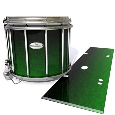 Pearl Championship Maple Snare Drum Slip - Midnight Forest (Green)