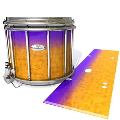 Pearl Championship Maple Snare Drum Slip - Purple Canyon Rain (Orange) (Purple)