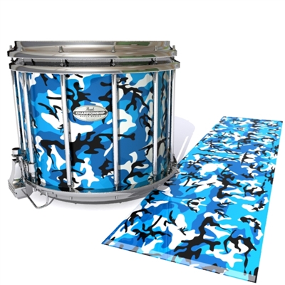 Pearl Championship Maple Snare Drum Slip - Sky Blue Traditional Camouflage (Blue)