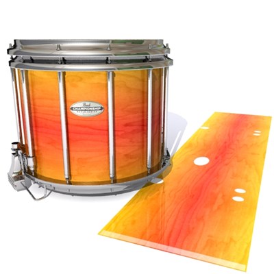 Pearl Championship Maple Snare Drum Slip - Sunshine Stain (Orange) (Yellow)