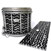 Pearl Championship Maple Snare Drum Slip - Wave Brush Strokes Grey and Black (Neutral)