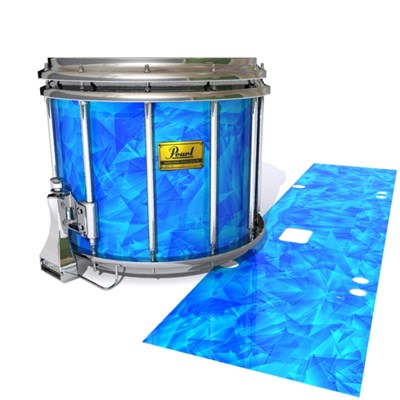 Pearl Championship Maple Snare Drum Slip (Old) - Blue Cosmic Glass (Blue)