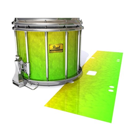 Pearl Championship Maple Snare Drum Slip (Old) - Cool Lemon Lime (Green)