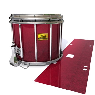 Pearl Championship Maple Snare Drum Slip (Old) - Crimson Depth (Red)