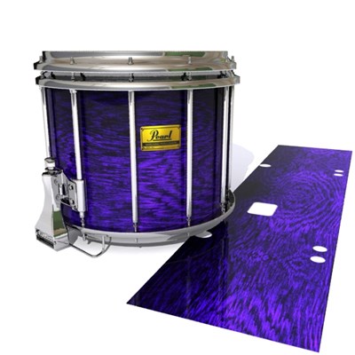 Pearl Championship Maple Snare Drum Slip (Old) - Electric Purple Rosewood (Purple)