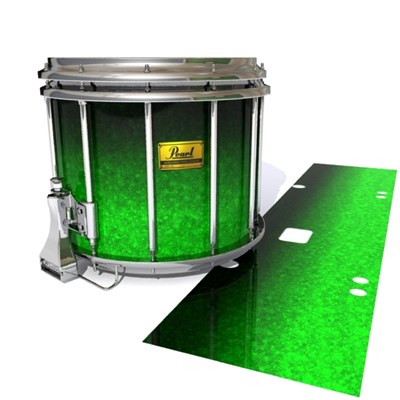 Pearl Championship Maple Snare Drum Slip (Old) - Emerald Fade (Green)