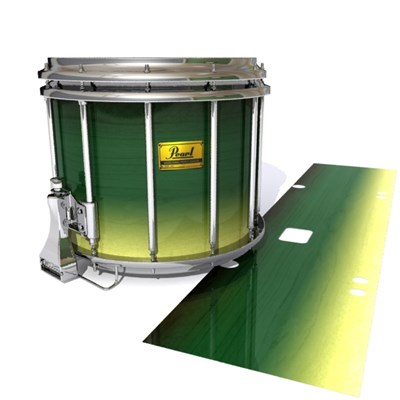 Pearl Championship Maple Snare Drum Slip (Old) - Floridian Maple (Green) (Yellow)