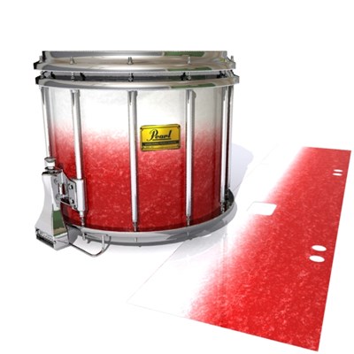 Pearl Championship Maple Snare Drum Slip (Old) - Frosty Red (Red)