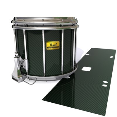 Pearl Championship Maple Snare Drum Slip (Old) - Green Carbon Fade (Green)