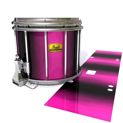 Pearl Championship Maple Snare Drum Slip (Old) - Hot Pink Stain Fade (Pink)