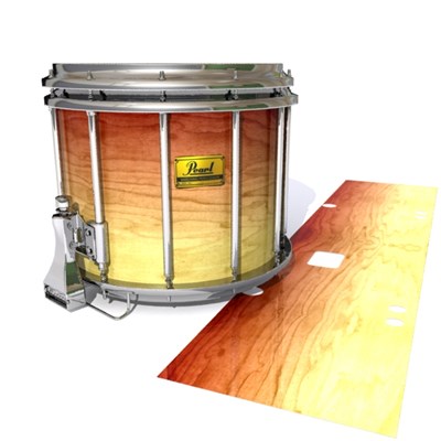 Pearl Championship Maple Snare Drum Slip (Old) - Lion Red Stain (Red)