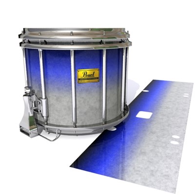 Pearl Championship Maple Snare Drum Slip (Old) - Meteorite Fade (Blue)