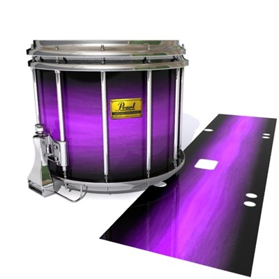 Pearl Championship Maple Snare Drum Slip (Old) - Plasma Stain Fade (Purple)