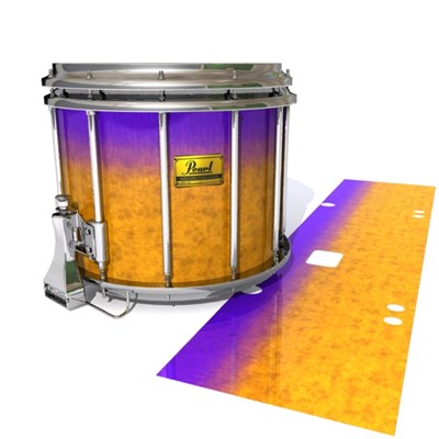 Pearl Championship Maple Snare Drum Slip (Old) - Purple Canyon Rain (Orange) (Purple)