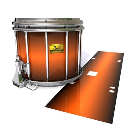 Pearl Championship Maple Snare Drum Slip (Old) - Solar Flare (Orange)