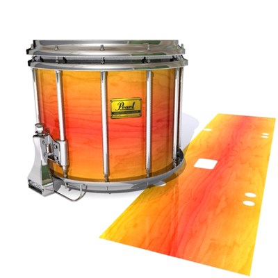 Pearl Championship Maple Snare Drum Slip (Old) - Sunshine Stain (Orange) (Yellow)