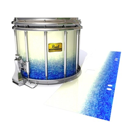 Pearl Championship Maple Snare Drum Slip (Old) - Vanilla Beach (Blue)