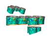 Pearl Championship Maple Tenor Drum Slips - Aqua Cosmic Glass