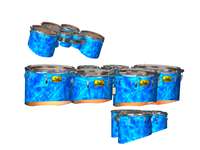 Pearl Championship Maple Tenor Drum Slips - Blue Cosmic Glass