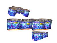 Pearl Championship Maple Tenor Drum Slips - Electro Blue Plasma