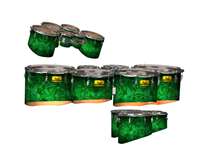 Pearl Championship Maple Tenor Drum Slips - Hulk Green