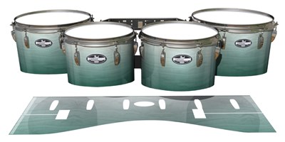 Pearl Championship CarbonCore Tenor Drum Slips - Alpine Fade (Green)