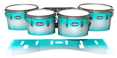 Pearl Championship CarbonCore Tenor Drum Slips - Aqua Wake (Aqua)