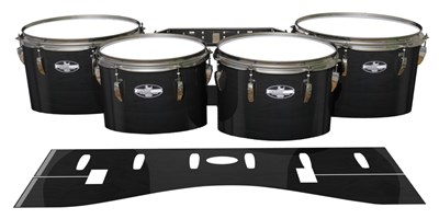 Pearl Championship CarbonCore Tenor Drum Slips - - Dark Grey Stain (Neutral)