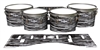Pearl Championship CarbonCore Tenor Drum Slips - Chaos Brush Strokes Black and White (Neutral)