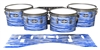 Pearl Championship CarbonCore Tenor Drum Slips - Chaos Brush Strokes Blue and White (Blue)