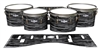 Pearl Championship CarbonCore Tenor Drum Slips - Chaos Brush Strokes Grey and Black (Neutral)