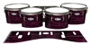 Pearl Championship CarbonCore Tenor Drum Slips - Chaos Brush Strokes Maroon and Black (Red)