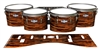 Pearl Championship CarbonCore Tenor Drum Slips - Chaos Brush Strokes Orange and Black (Orange)