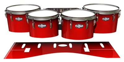 Pearl Championship CarbonCore Tenor Drum Slips - Cherry Pickin' Red (Red)