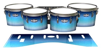 Pearl Championship CarbonCore Tenor Drum Slips - Dark Nilas (Blue)