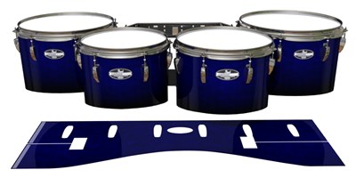 Pearl Championship CarbonCore Tenor Drum Slips - Deep Dark Sea (Blue)