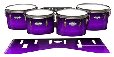 Pearl Championship CarbonCore Tenor Drum Slips - Distant Galaxy Fade (Purple)