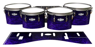 Pearl Championship CarbonCore Tenor Drum Slips - Electric Purple Rosewood (Purple)