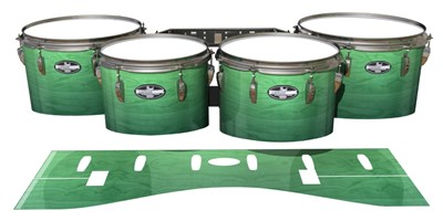 Pearl Championship CarbonCore Tenor Drum Slips - Elusive Green Fade (Green)