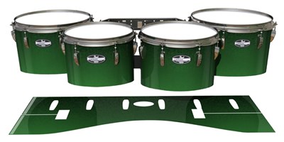 Pearl Championship CarbonCore Tenor Drum Slips - Forever Everglade (Green)