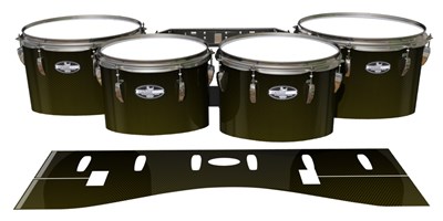 Pearl Championship CarbonCore Tenor Drum Slips - Gold Carbon Fade (Yellow)