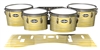 Pearl Championship CarbonCore Tenor Drum Slips - Lateral Brush Strokes Yellow and White (Yellow)