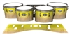 Pearl Championship CarbonCore Tenor Drum Slips - Maple Woodgrain Yellow Fade (Yellow)