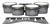 Pearl Championship CarbonCore Tenor Drum Slips - Silver Metal Plating (Themed)